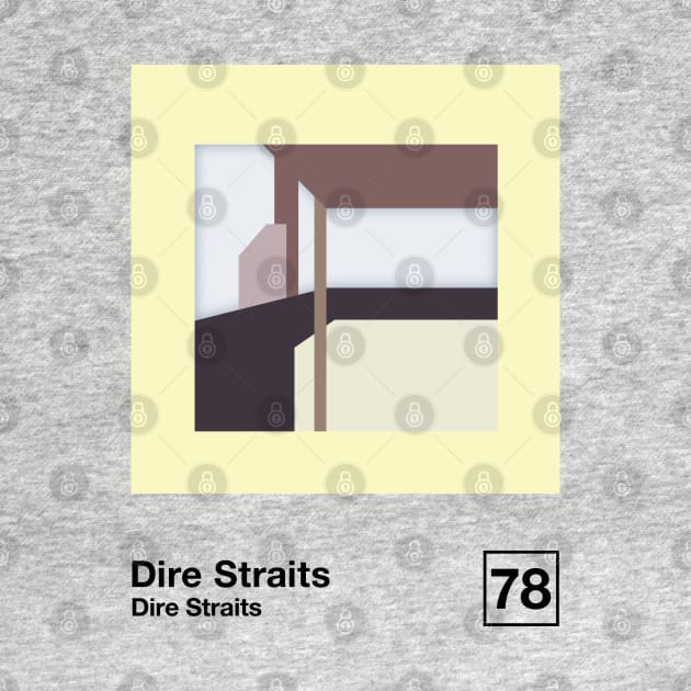 Dire Straits / Minimalist Style Graphic Poster Design by saudade